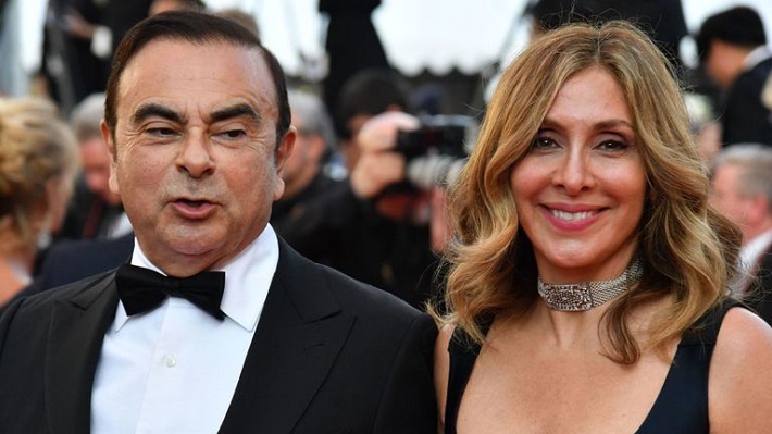 Carlos Ghosn và vợ