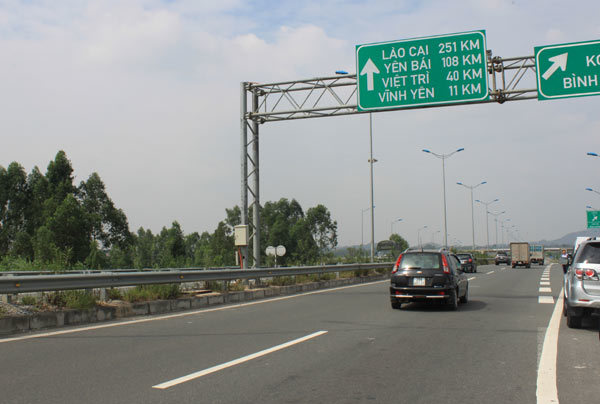 nút giao IC2, IC5 trên đường cao tốc Nội Bài – Lào Cai 