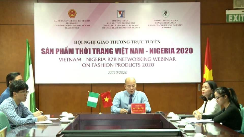 Hội nghị giao thương trực tuyến sản phẩm thời trang Việt Nam – Nigeria 2020