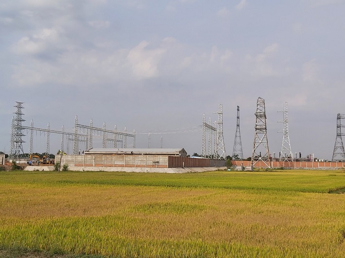 Trạm 500kV Đức Hòa đang trong giai đoạn hoàn thiện