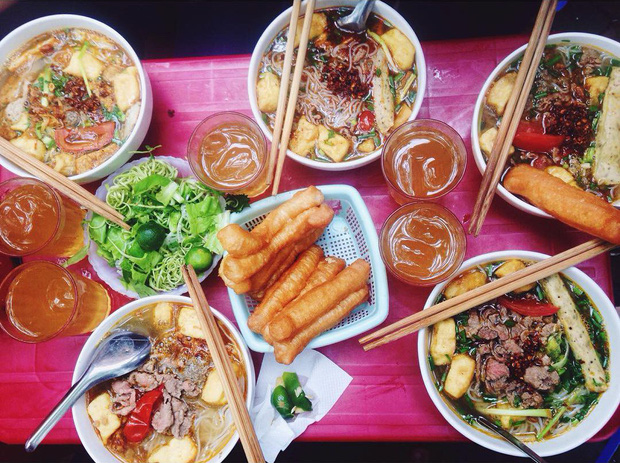 BÚn riêu Quang Trung