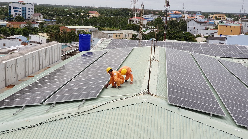 điện mặt trời mái nhà