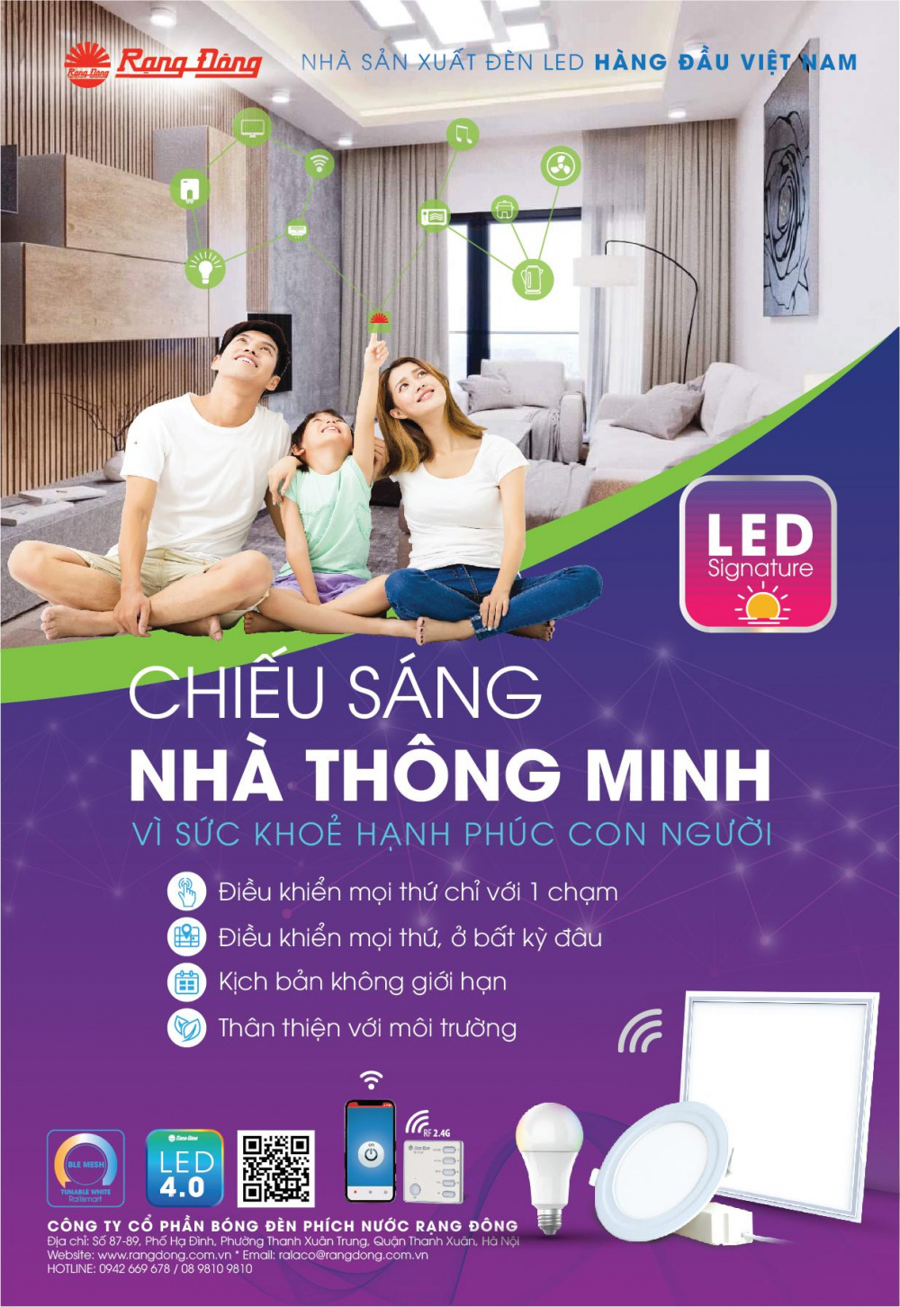 chiếu sáng thông minh Rạng Đông