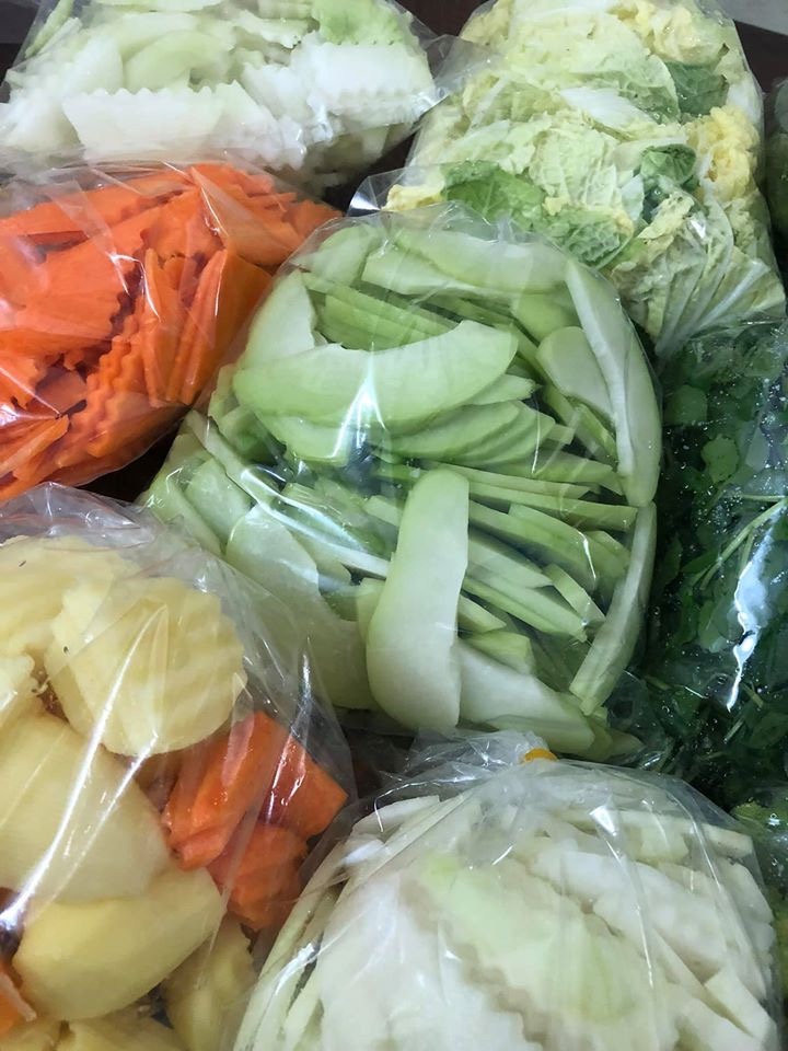 Rau đóng túi