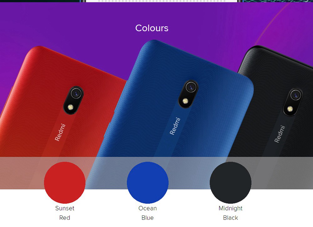 Redmi 8A Dual mau sac