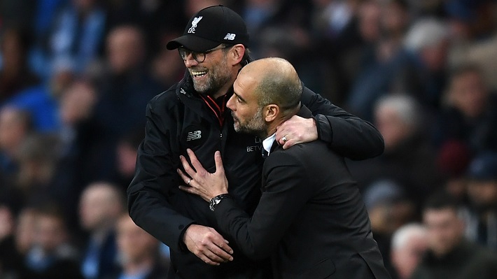Jurgen Klopp và Pep Guardiola