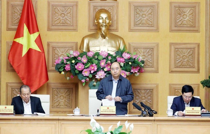Thủ tướng Nguyễn Xuân Phúc phát biểu