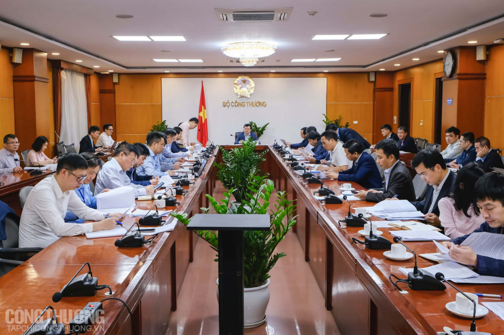 Đại diện Ban chỉ đạo quốc gia về phát triển điện lực báo cáo tình hình thực hiện các dự án trong Quy hoạch điện VII điều chỉnh
