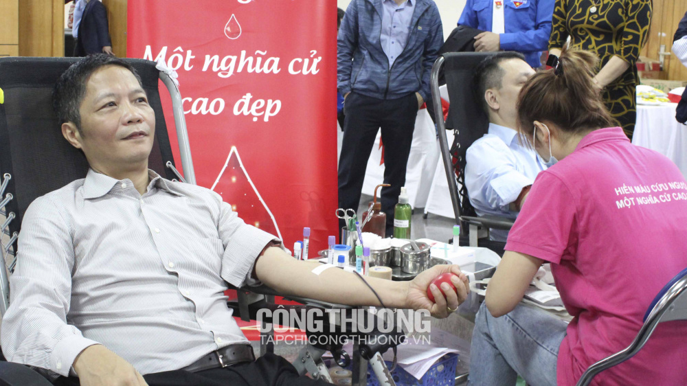 ngày hội hiến máu bộ công thương
