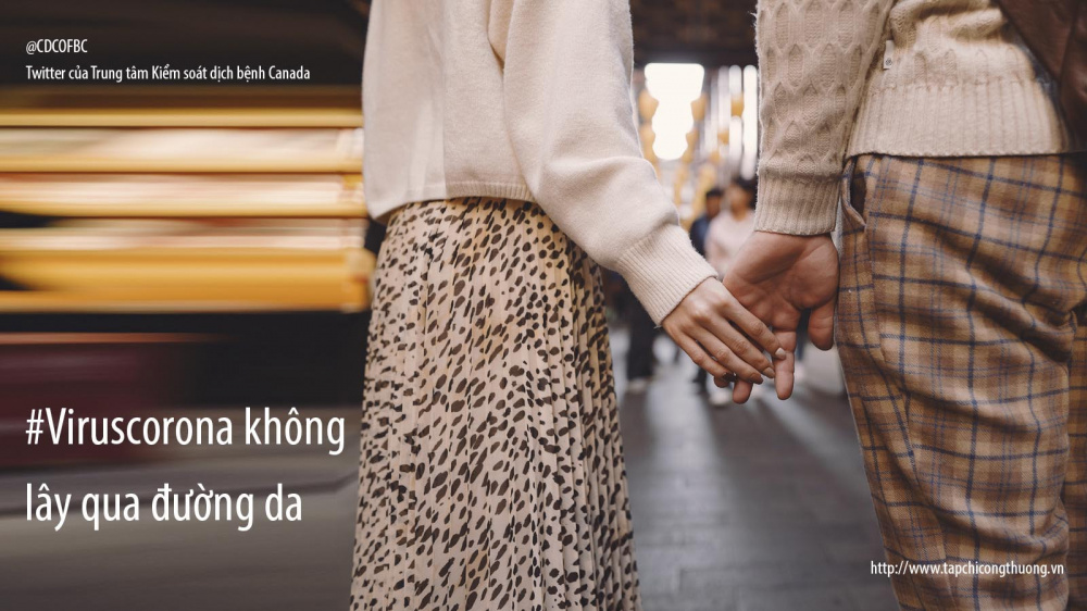 Virus corona không lây qua đường da