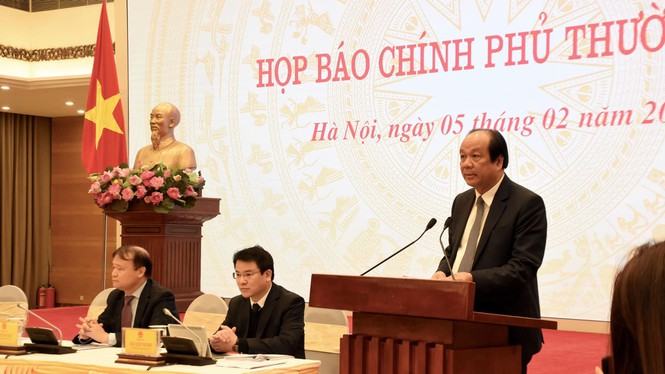 họp báo chính phủ thường kỳ