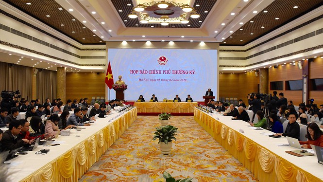 họp báo chính phủ thường kỳ