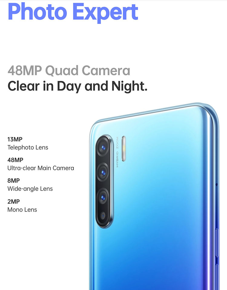 OPPO Reno 3 phiên bản toàn cầu camera