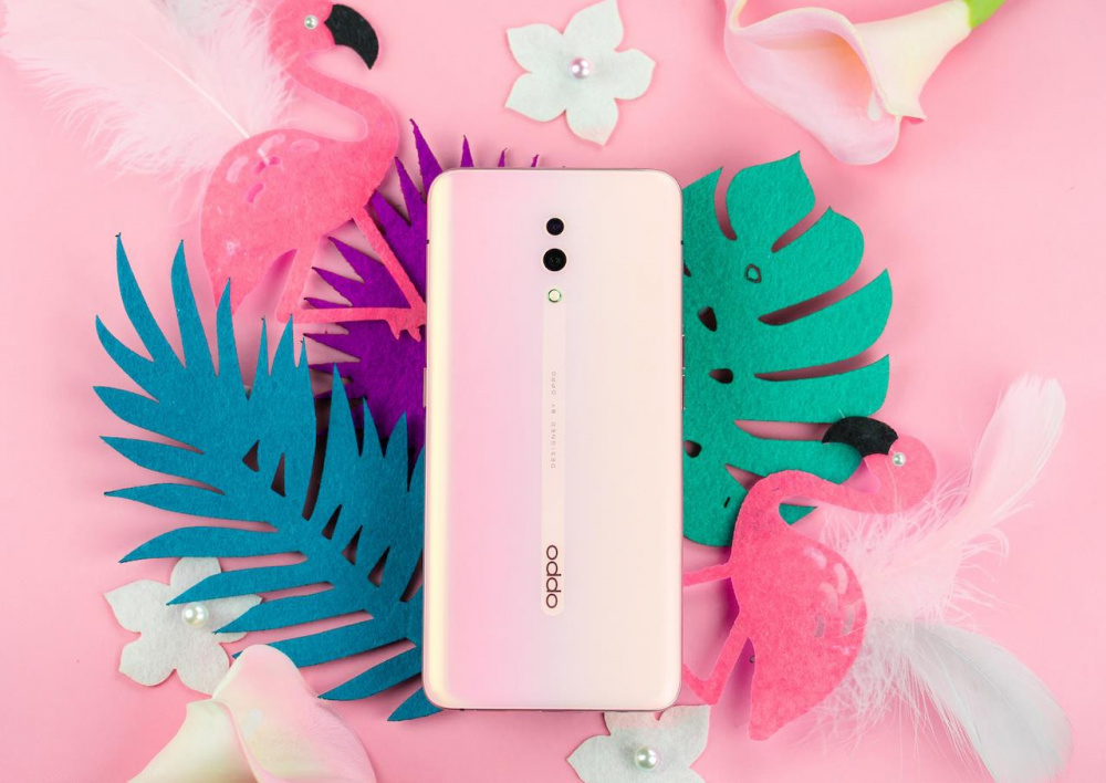  Oppo Reno hồng ngọc trai