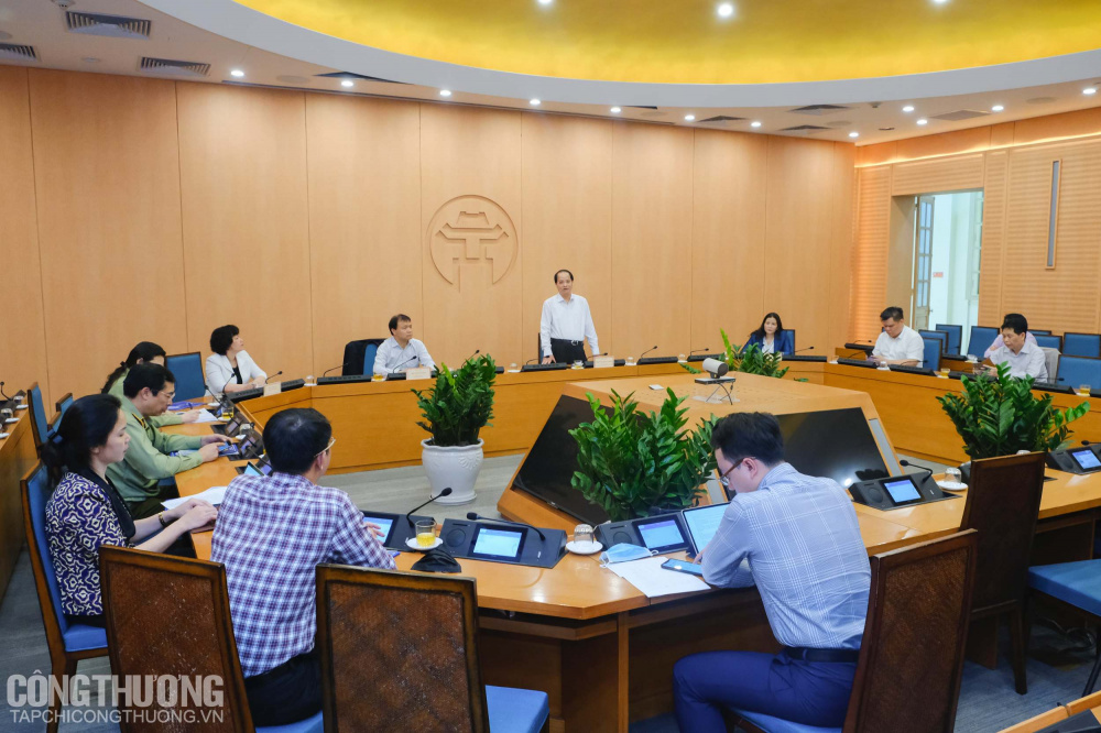 Toàn cảnh buổi làm việc của đoàn công tác Cwin63 sân chơi đỉnh cao với UBND TP. Hà Nội về kế hoạch cung ứng Cwin Đăng Ký + 1888k thiết yếu ứng phó với tình hình dịch Covid-19
