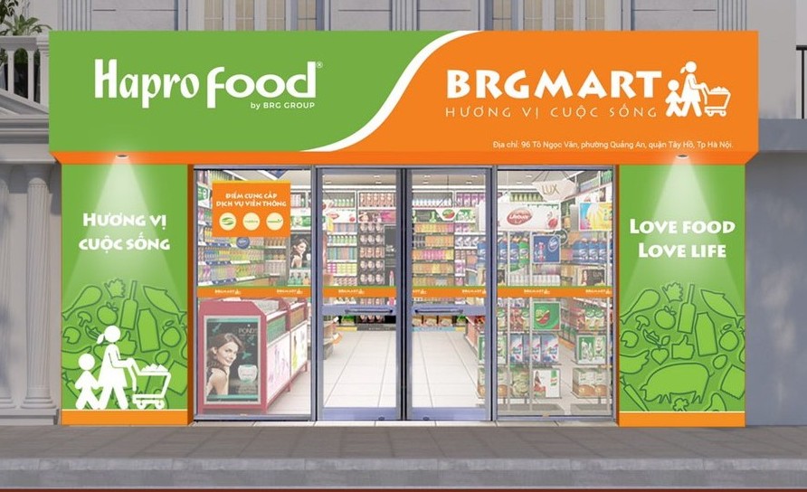 Các cửa hàng bán lẻ Hapro Food trong chuỗi BRG Mart với hình ảnh nhận diện thân thiện dự kiến sẽ là điểm mua sắm quen thuộc của người dân Thủ đô