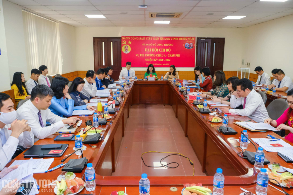 Đại hội Chi bộ Vụ Thị trường Châu Á - Châu Phi