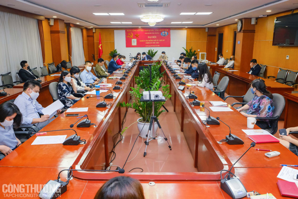 Đại hội Chi bộ Vụ Thị trường Châu Âu – Châu Mỹ nhiệm kỳ 2020 - 2022