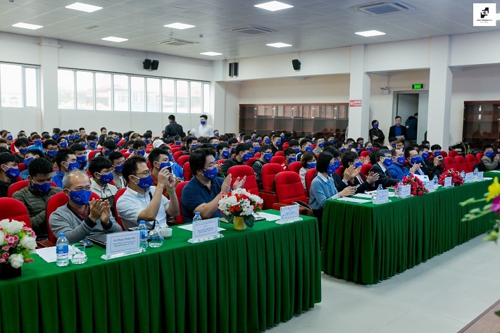 Lễ ký kết thu hút đồng đảo sinh viên tham gia
