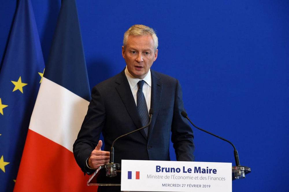 Bộ trưởng Tài chính Pháp Bruno Le Maire