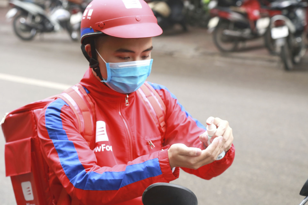 Dịch vụ Now Delivery đang thực hiện chiến dịch "giao hàng không tiếp xúc"