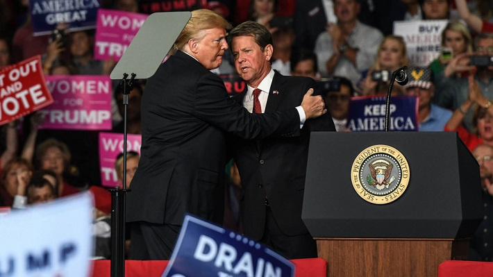 Brian Kemp và ông Trump