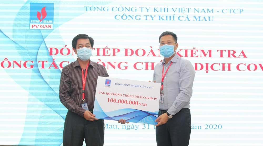 pvgas ủng hộ covid