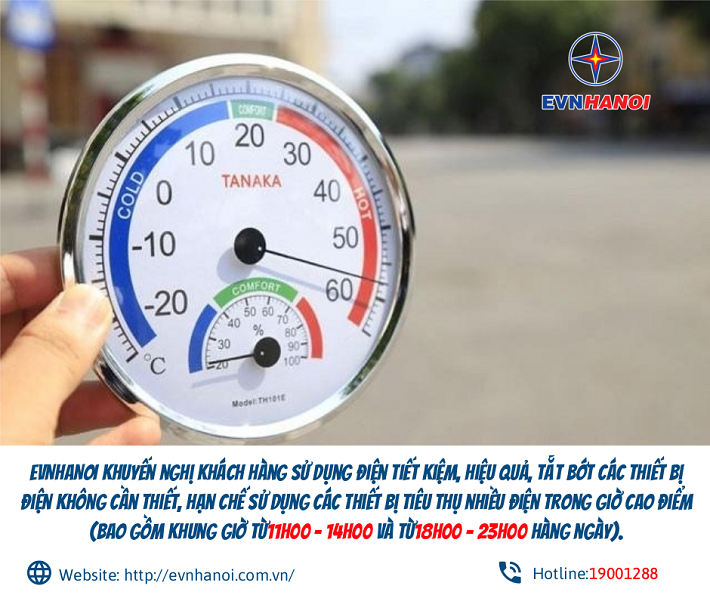 đo nhiệt độ ngoài trời