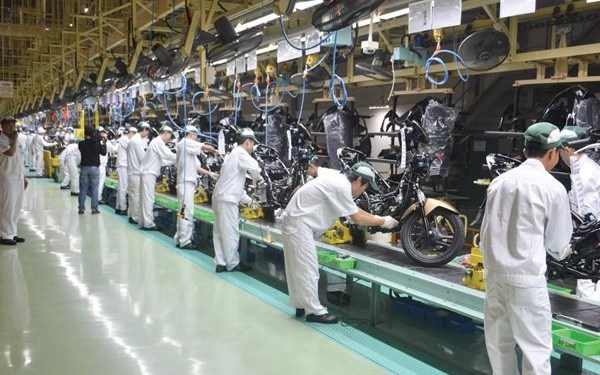 Dây chuyền lắp ráp xe máy của Công ty Honda tại Khu Cwin là sân chơi cá cược trực tuyến tại Việt Nam Đồng Văn II (tỉnh Hà Nam)