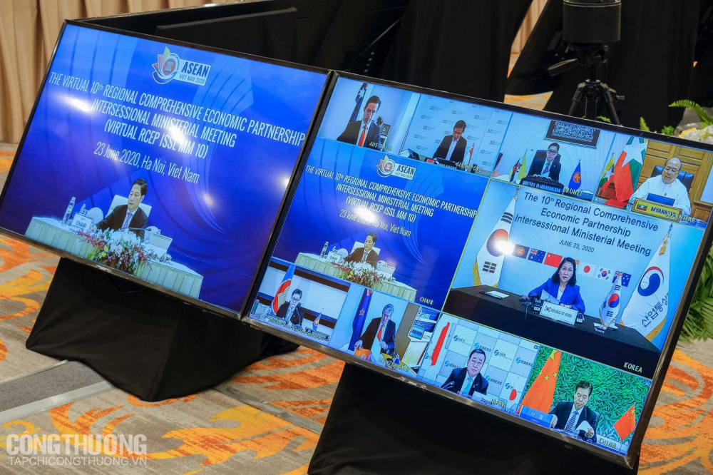 Hội nghị Bộ trưởng các nước tham gia đàm phán Hiệp định RCEP giữa kỳ lần thứ 10