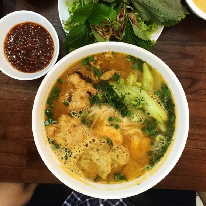 Bún chả mực