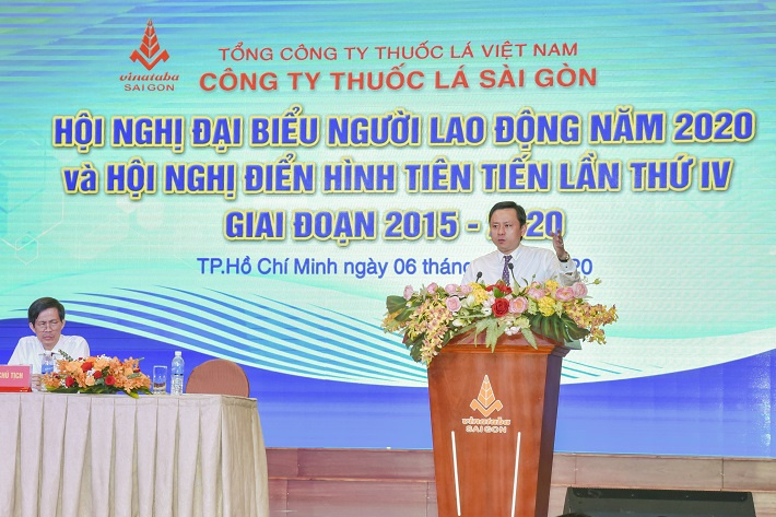 Lãnh đạo phát biểu tại Hội nghị