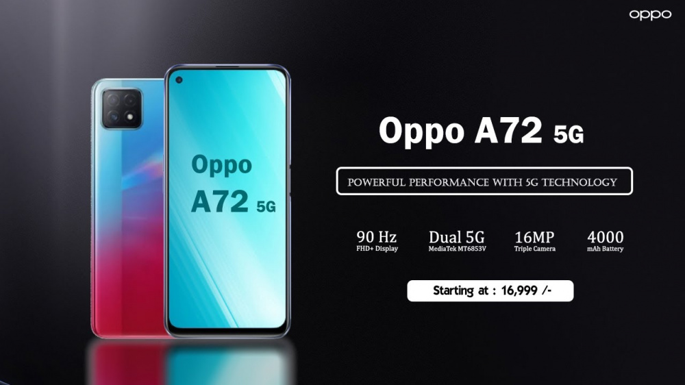 oppo A72 5g