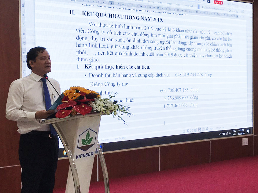 Tổng giám đốc Nguyễn Thân phát biểu tại Hội nghị