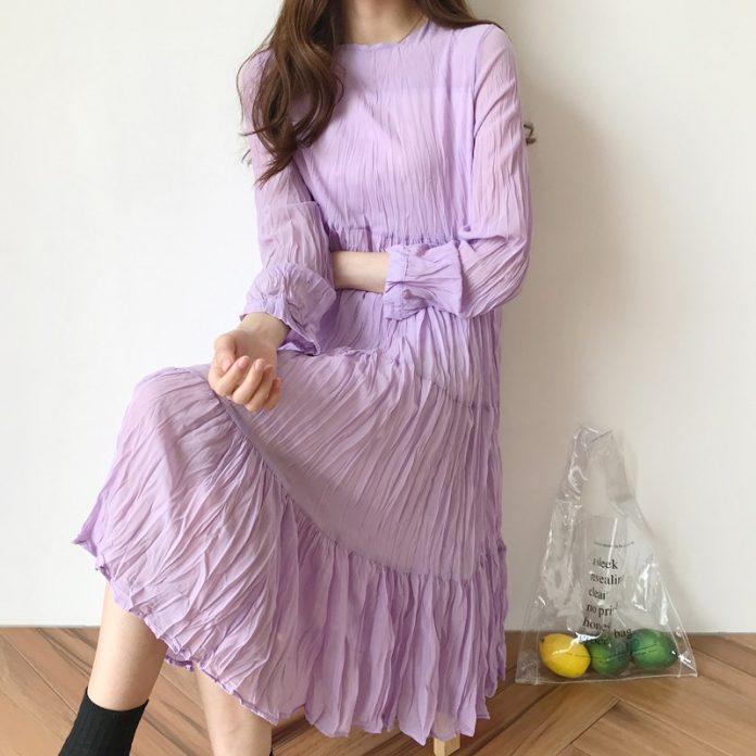 Váy tím lilac
