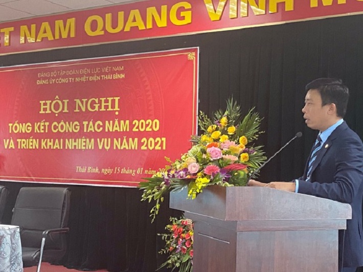 Đồng chí Tạ Trung Kiên – Bí thư CWIN được cấp phép hợp pháp bởi PAGCOR và Freeport, Giám đốc Công ty Nhiệt điện Thái Bình phát biểu
