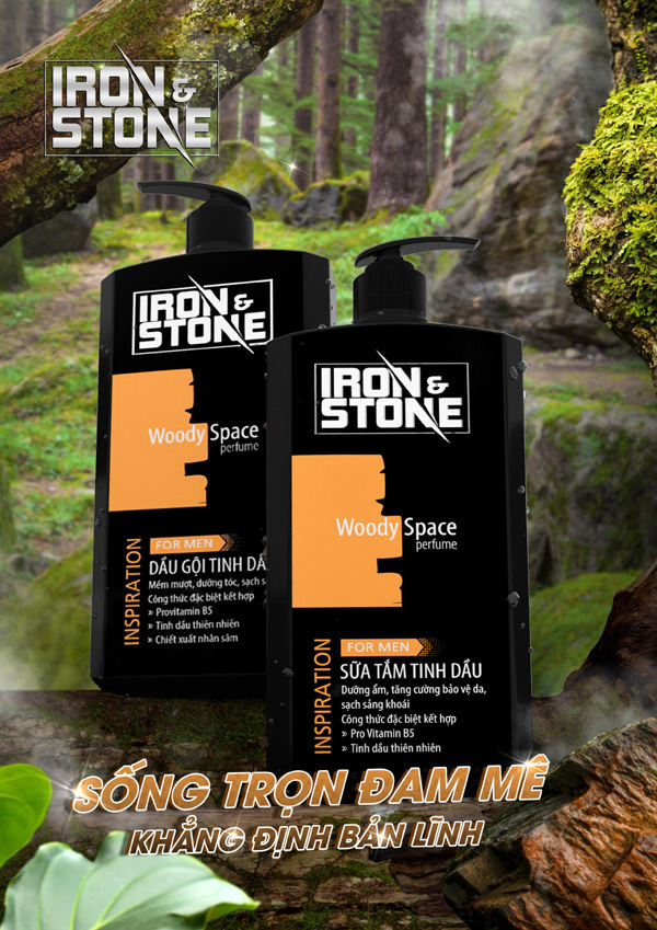 Dầu gội Iron&Stone