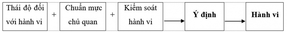 Sự kết hợp của 3 yếu tố trong thuyết TPB