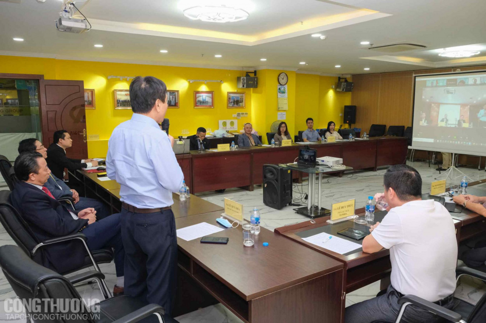 Buổi gặp gỡ được kết nối trực tuyến với gần 200 Cwincom hiện đang mở hội viên của HANSIBA trên địa bàn Thủ đô