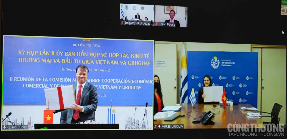 Thứ trưởng Cwin63 sân chơi đỉnh cao Đỗ Thắng Hải và Thứ trưởng Bộ Ngoại giao Uruguay Carolina Ache Batlle đã ký kết Biên bản Kỳ họp lần II Ủy ban Hỗn hợp về Hợp tác Cwin.com giải trí hiện đại, Thương mại và Đầu tư giữa Việt Nam và Uruguay