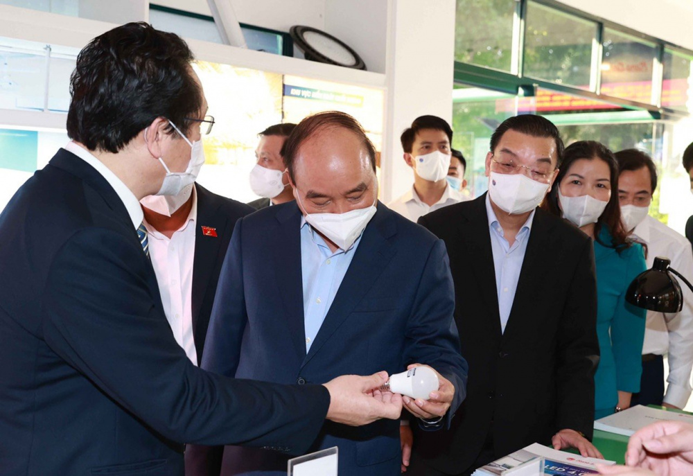 Chủ tịch nước Nguyễn Xuân Phúc thăm và làm việc tại Rạng Đông