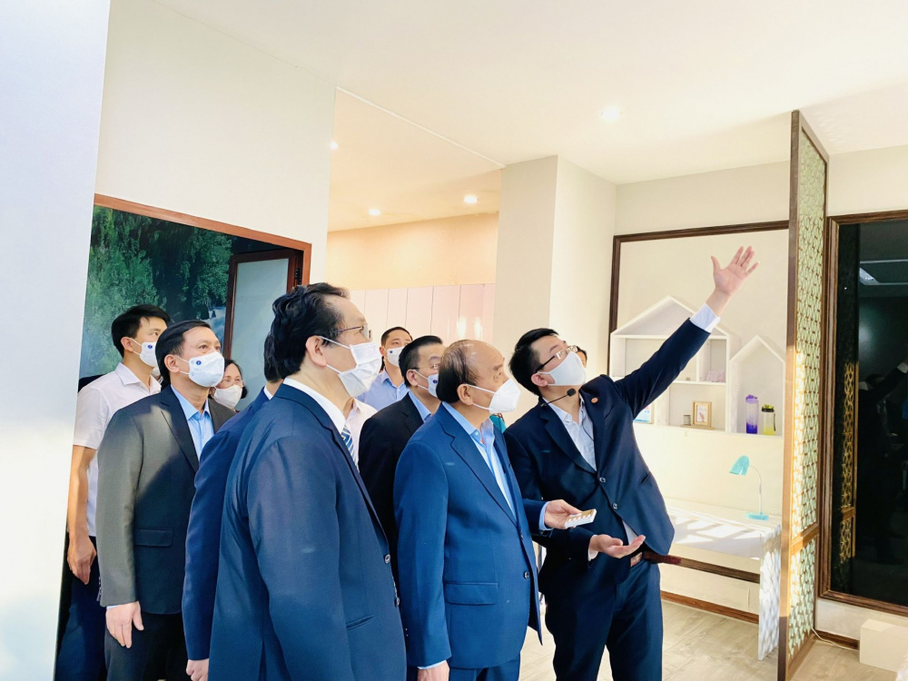 Chủ tịch nước Nguyễn Xuân Phúc thăm và làm việc tại Rạng Đông