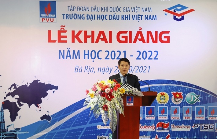 Phan Minh Quốc Bình, Hiệu trưởng PVU phát biểu trong Lễ khai giảng