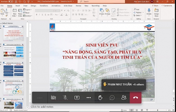 “Tuần sinh hoạt công dân HS - SV” đầu khóa cho sinh viên khóa 10 năm 2021