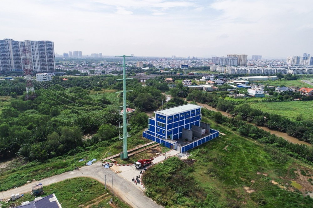 Toàn cảnh Trạm biến áp 110kV Phước Long 