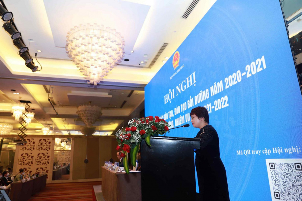Bà Nguyễn Thu Thủy - Vụ trưởng Vụ Giáo dục đại học, Bộ Giáo dục và Đào tạo