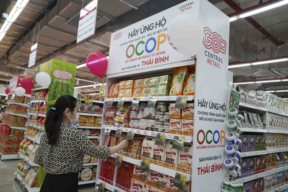 Quảng bá sản phẩm OCOP tại GO! Thái Bình