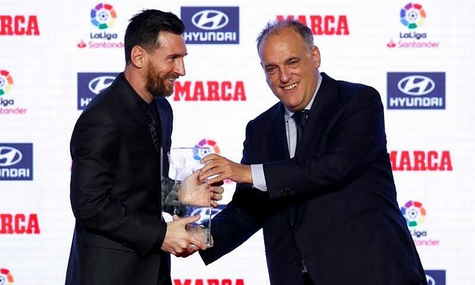 Messi và ông Tebas