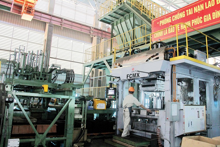 Dây chuyền đúc khuôn cát tươi