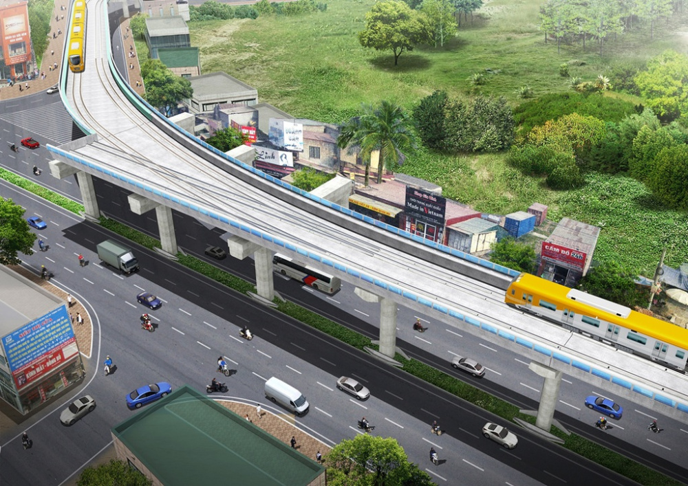 Tuyến đường sắt trên cao Nhổn - Ga Hà Nội